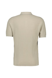 Strickpoloshirt TOBIAS aus Baumwolle - 758 - Beige