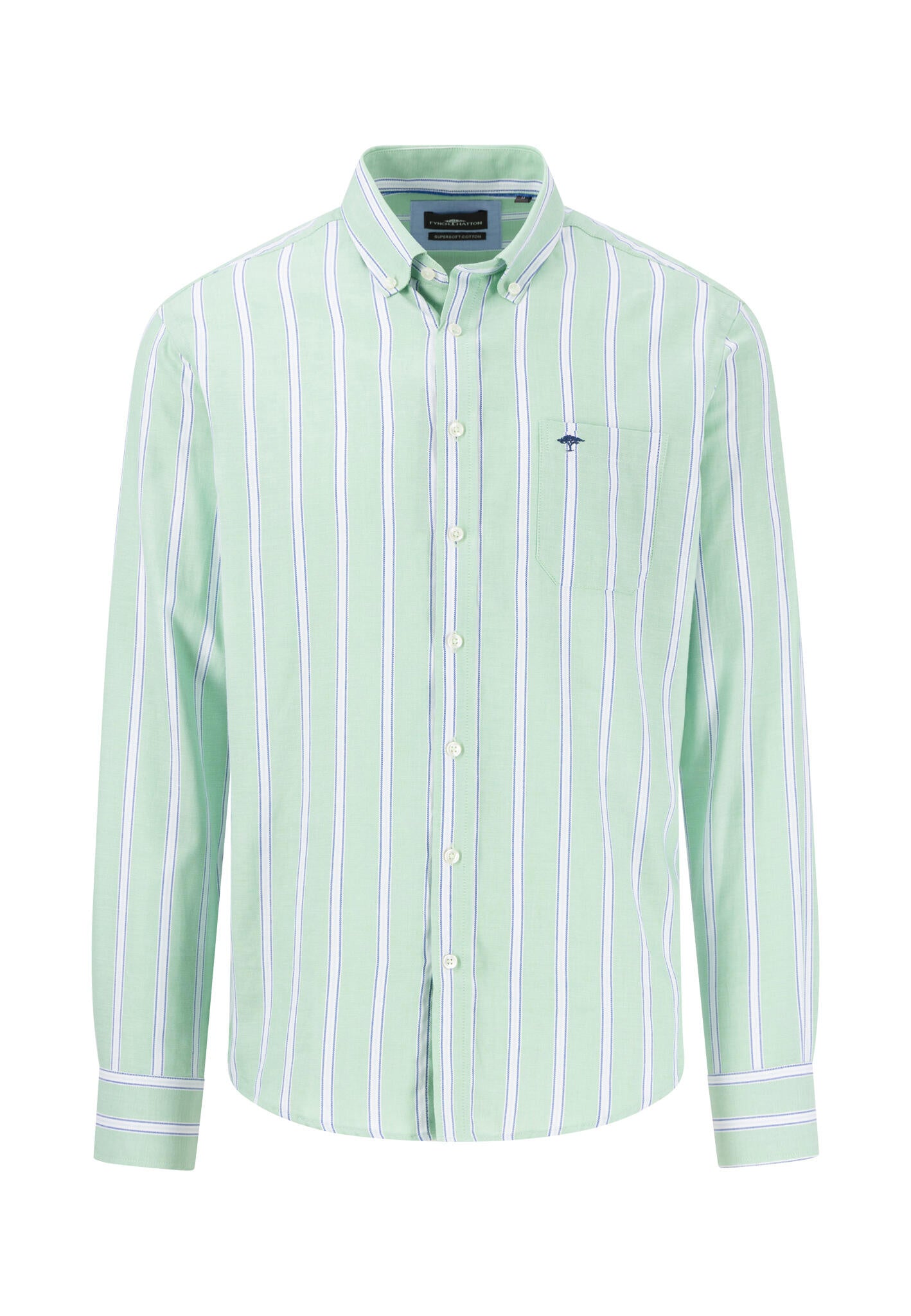 Hemd Regular Fit - 722-turf green - Grün