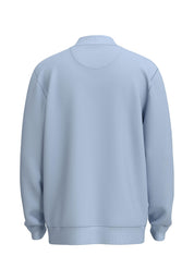 Sweatpullover mit Zip - 607-summer breeze - Blau