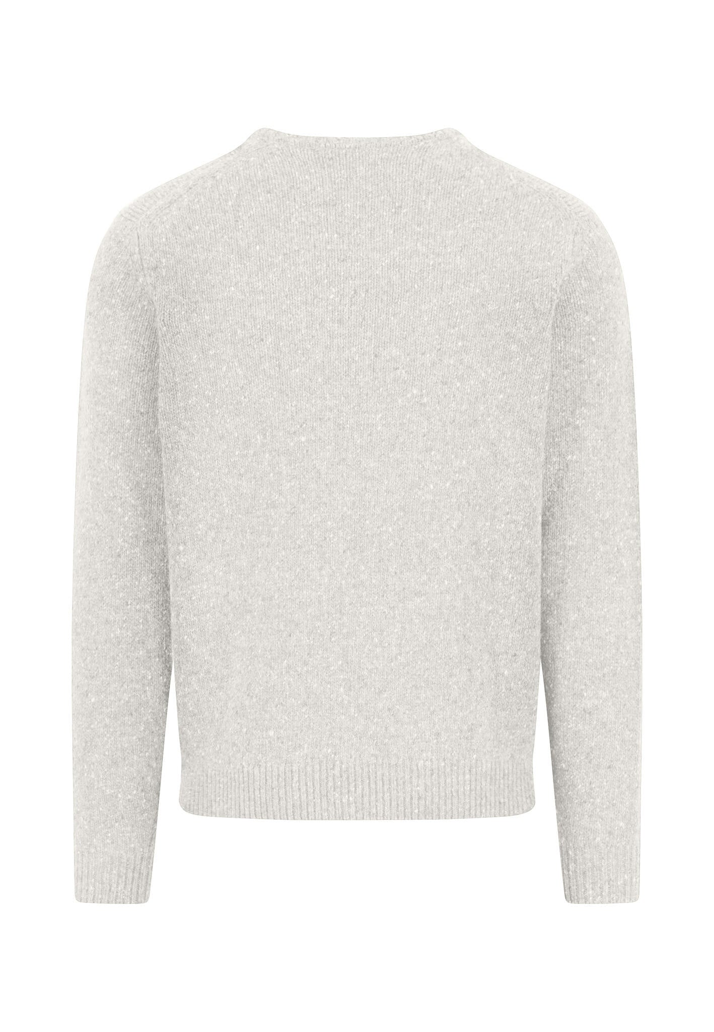 Strickpullover aus Wollmix - 826-winter white - Beige