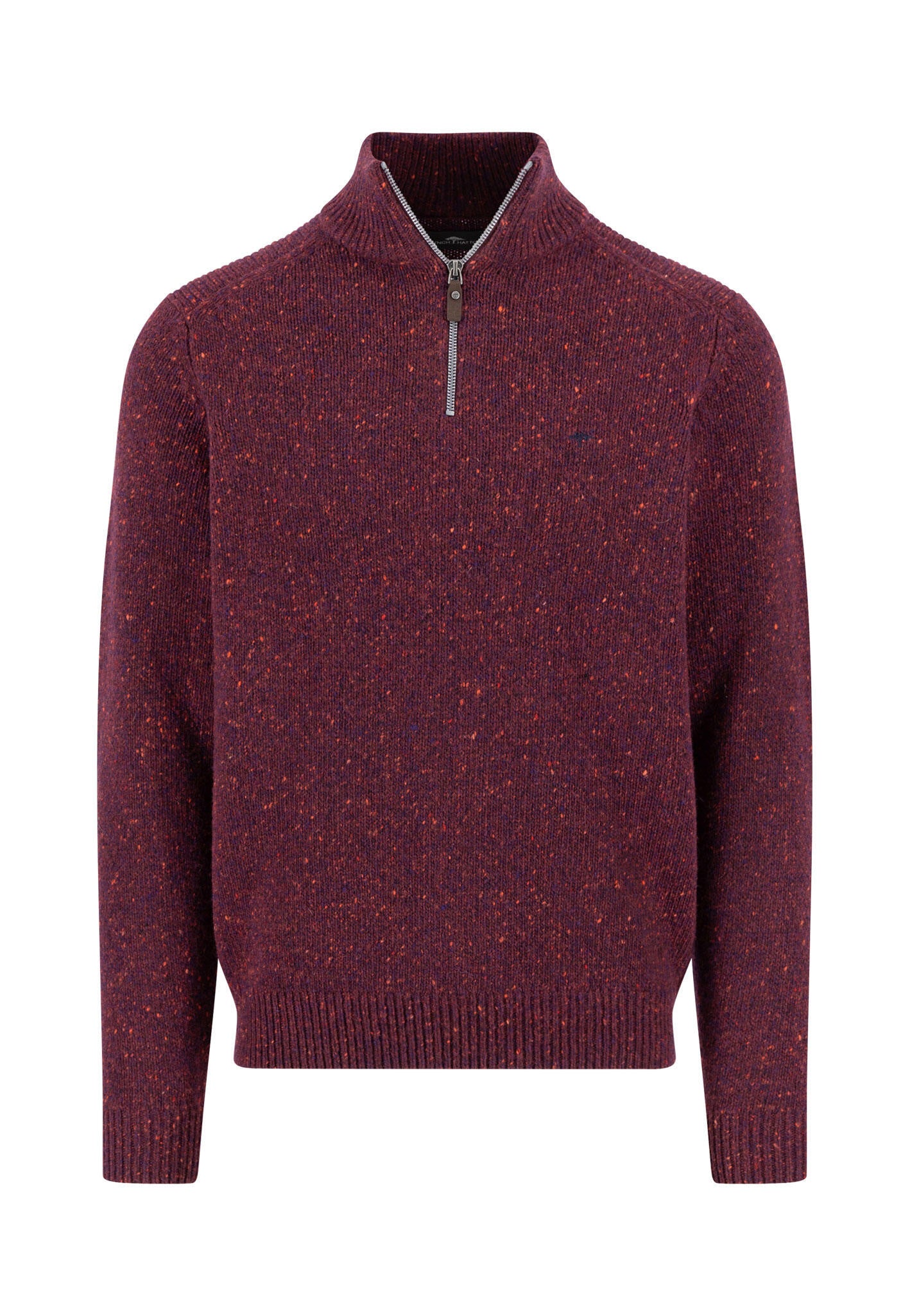 Strickpullover aus Wollmix - 368-deep merlot - Rot