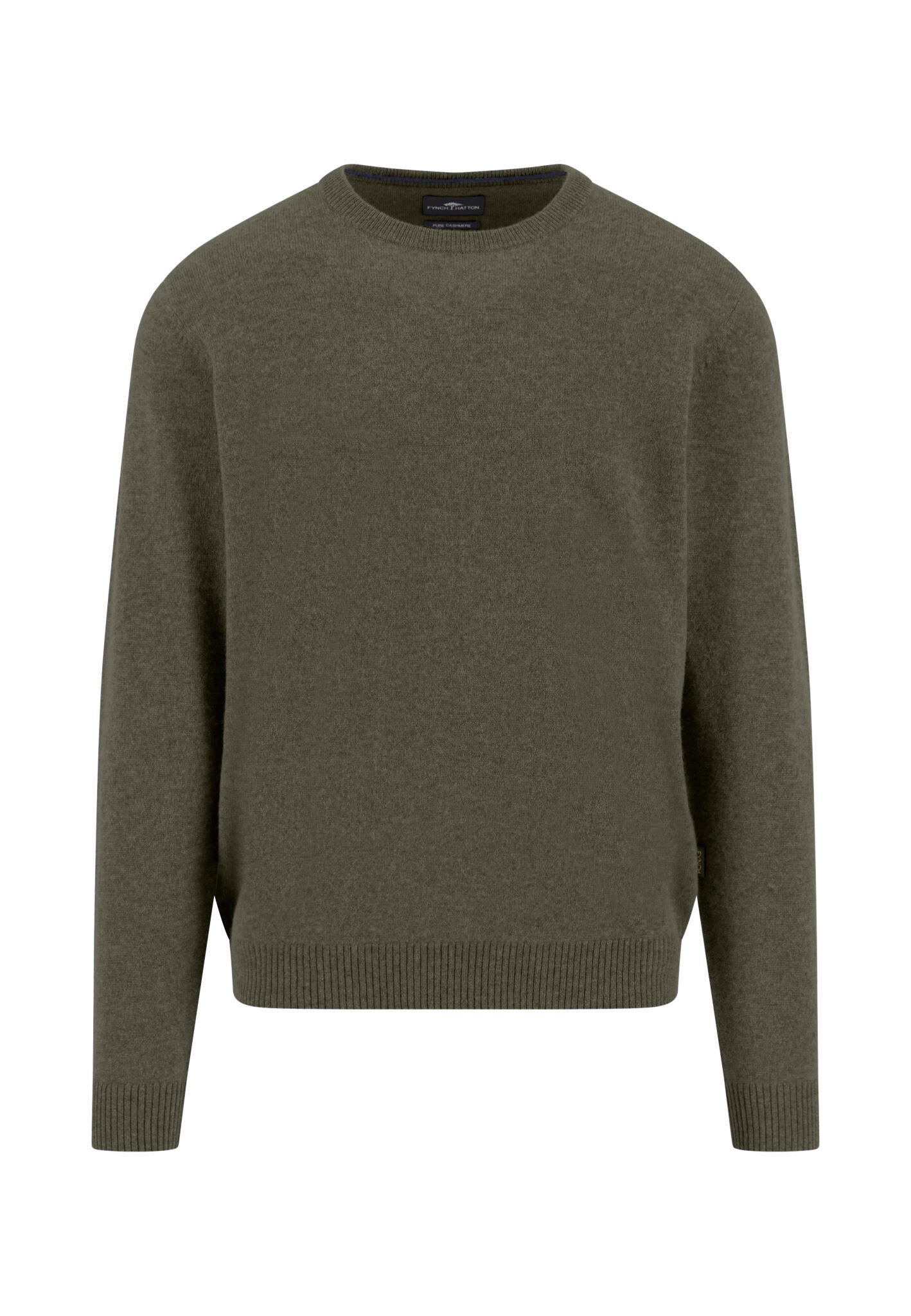 Strickpullover aus Kaschmir - 719-dark khaki - Khaki