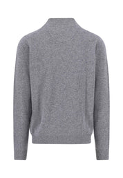 Strickpullover aus Kaschmir - 936-steel - Grau