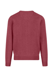 Strickpullover aus Baumwolle - 415-berry - Rot