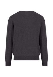 Strickpullover aus Wollmix - 998-charcoal - Schwarz