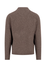 Strickpullover aus Kaschmir - 861-dark chocolate - Braun