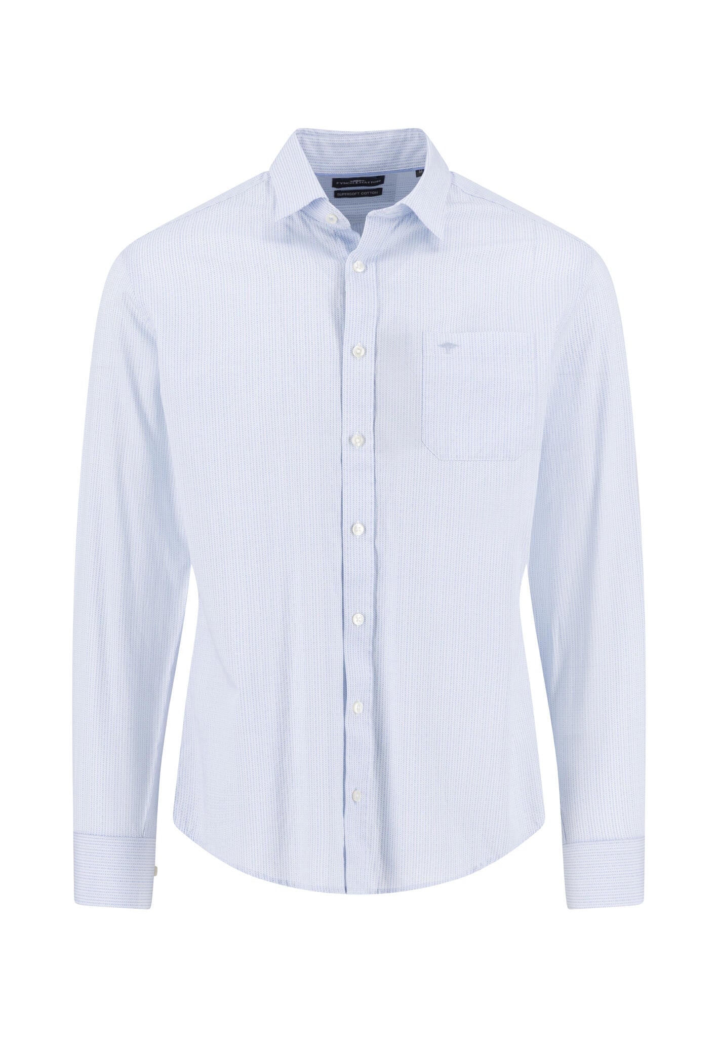 Businesshemd Casual Fit - 653-new breeze - Blau