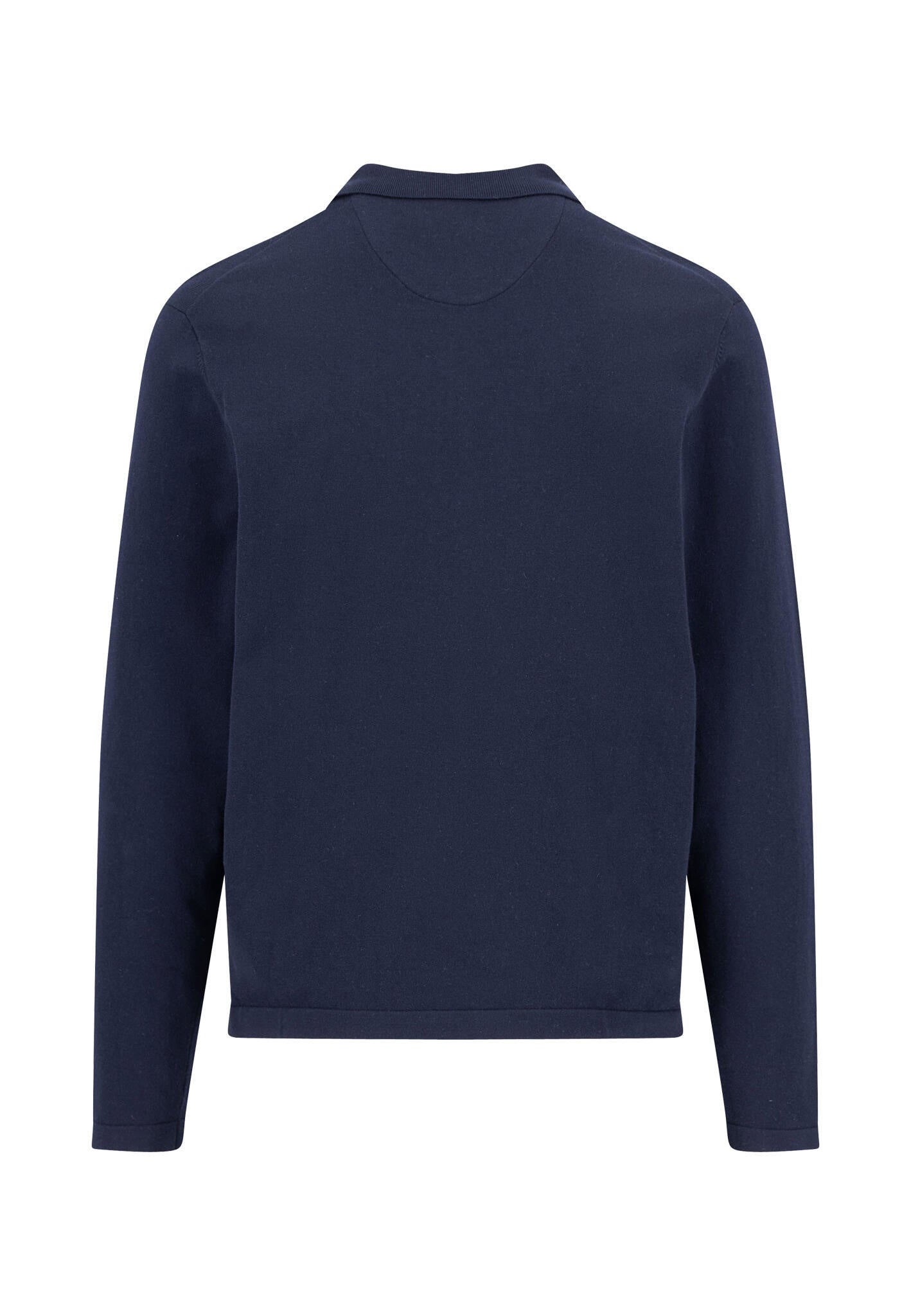 Poloshirt aus Baumwollmix - 690-navy - Blau