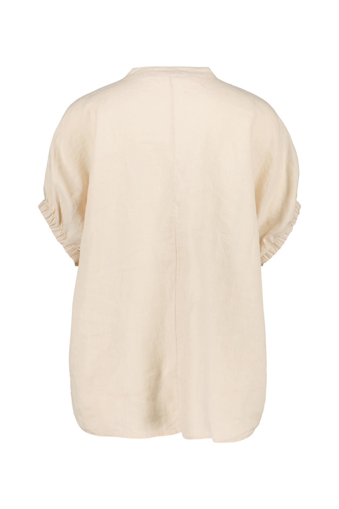 Leinenbluse kurzärmelig - 209 209 SAND - Beige