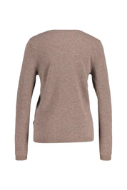 Strickpullover aus Kaschmir - 743 743 MOKKA MEL. - Braun