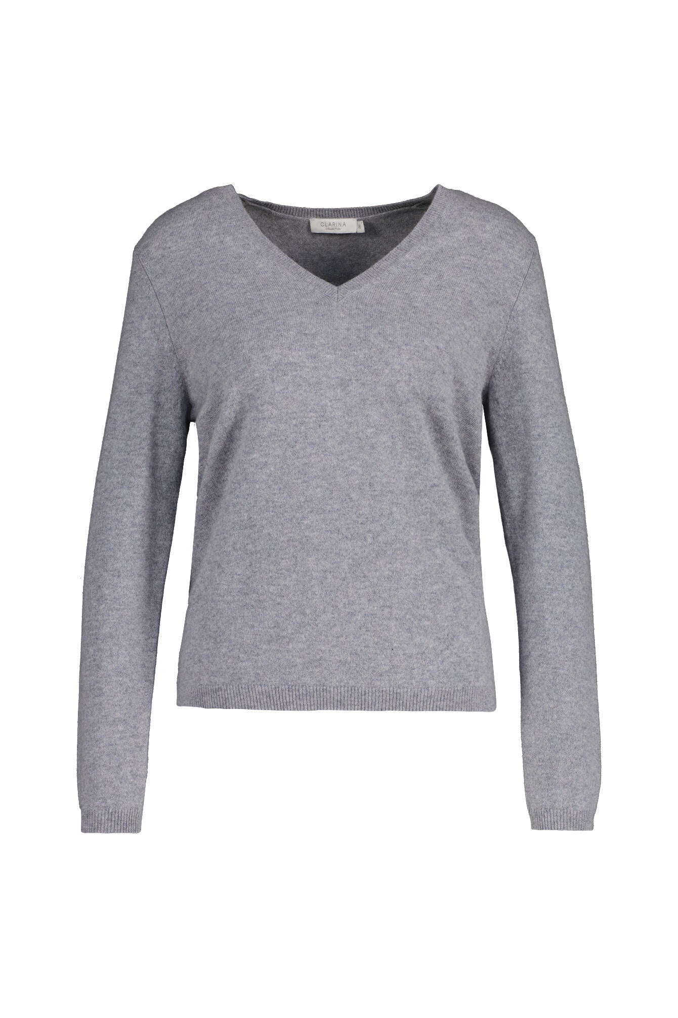 Strickpullover aus Kaschmir - 800 800 GRAU MEL. - Grau