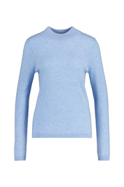 Strickpullover aus Kaschmir - 612 612 BLEU MEL. - Blau