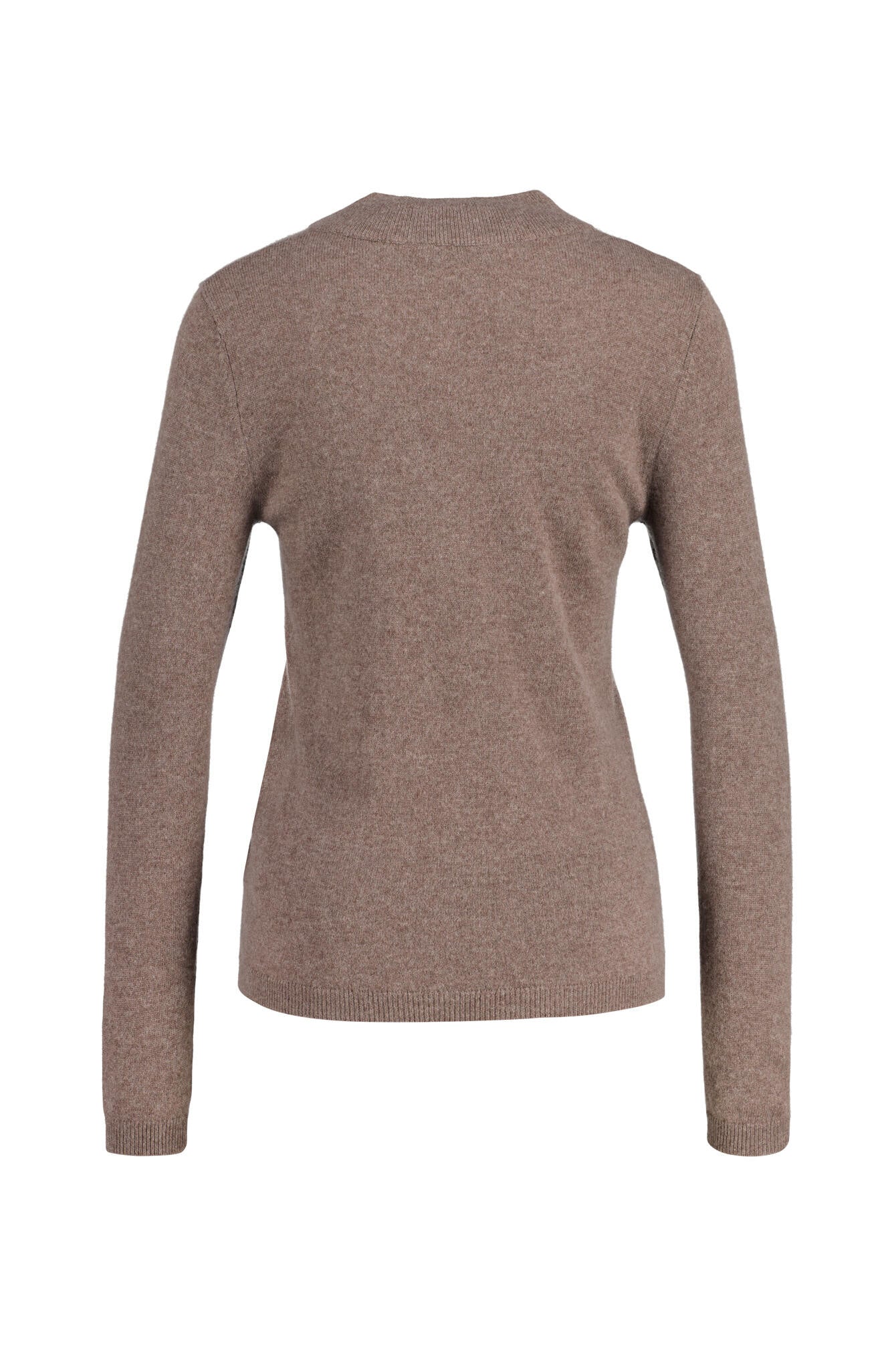 Strickpullover aus Kaschmir - 743 743 MOKKA MEL. - Braun