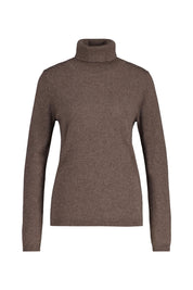 Rollkragenpullover aus Kaschmir - 743 743 MOKKA MEL. - Braun