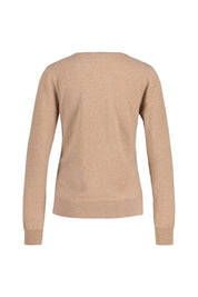 Strickpullover aus Kaschmir - 205 205 CAMEL MEL. - Braun