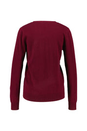 Strickcardigan aus Kaschmir - 448 448 CHERRY - Rot