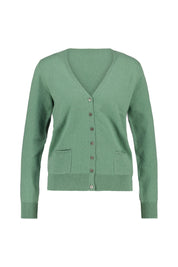 Strickcardigan aus Kaschmir - 547 547 SAGE - Grün