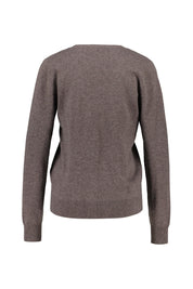 Strickcardigan aus Kaschmir - 706 706 TAUPE MEL. - Braun