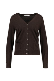 Strickcardigan aus Kaschmir - 720 720 CHOCOLATE MEL. - Braun