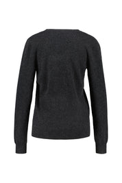 Strickcardigan aus Kaschmir - 806 806 ANTHRA MEL. - Grau