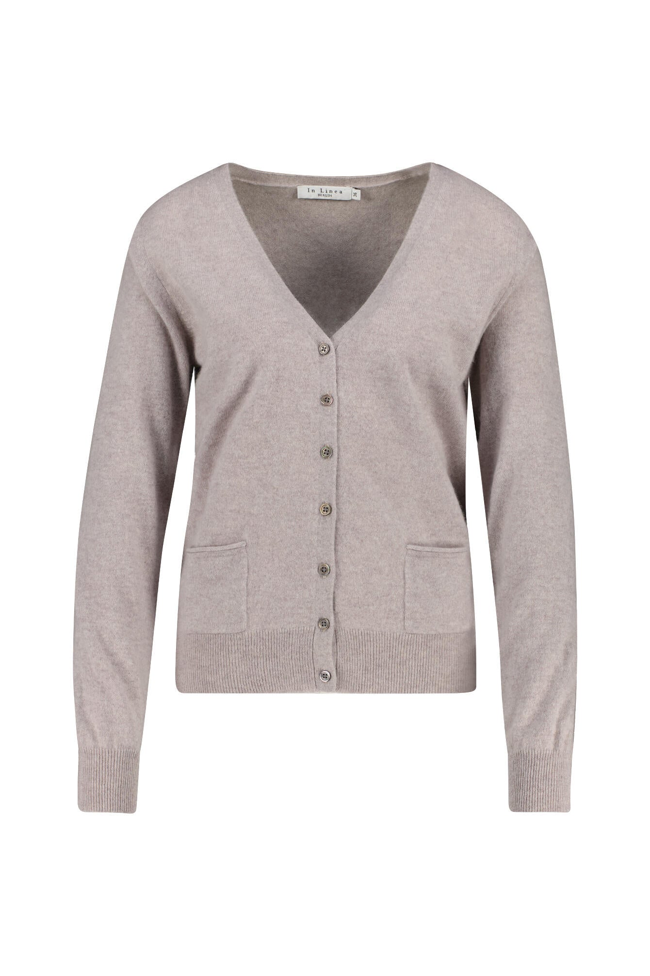 Strickcardigan aus Kaschmir - 842 842 STONE MEL. - Beige