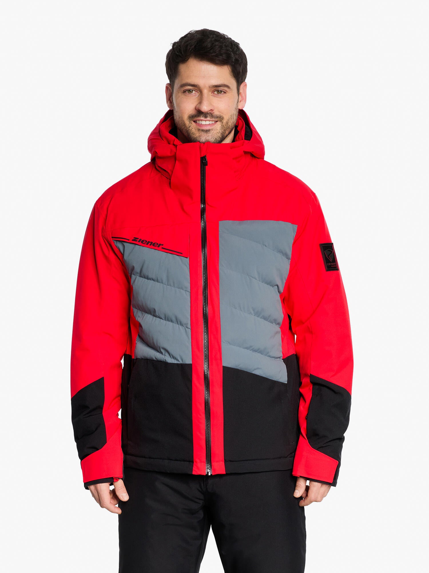 Skijacke TIDAL-Z mit Kapuze - 888-red - Rot
