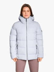 Skijacke TRAVA-Z mit Kapuze - 414-frosty glacier - Blau