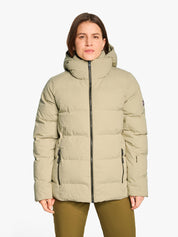 Skijacke TRAVA-Z mit Kapuze - 259-sage leaf - Grün