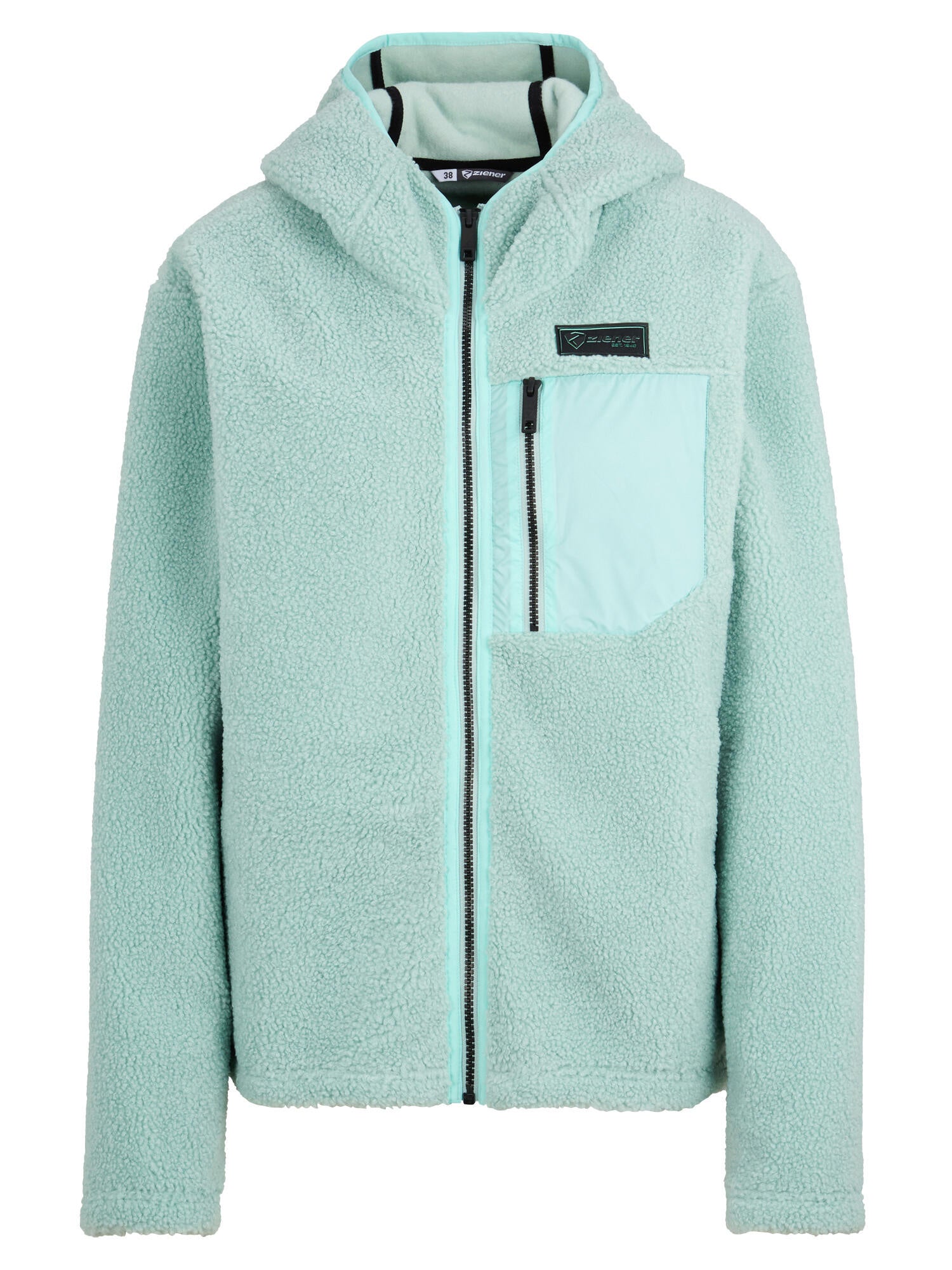 Fleecepullover JUHA-Z - 314-dried eucalyptus - Türkis