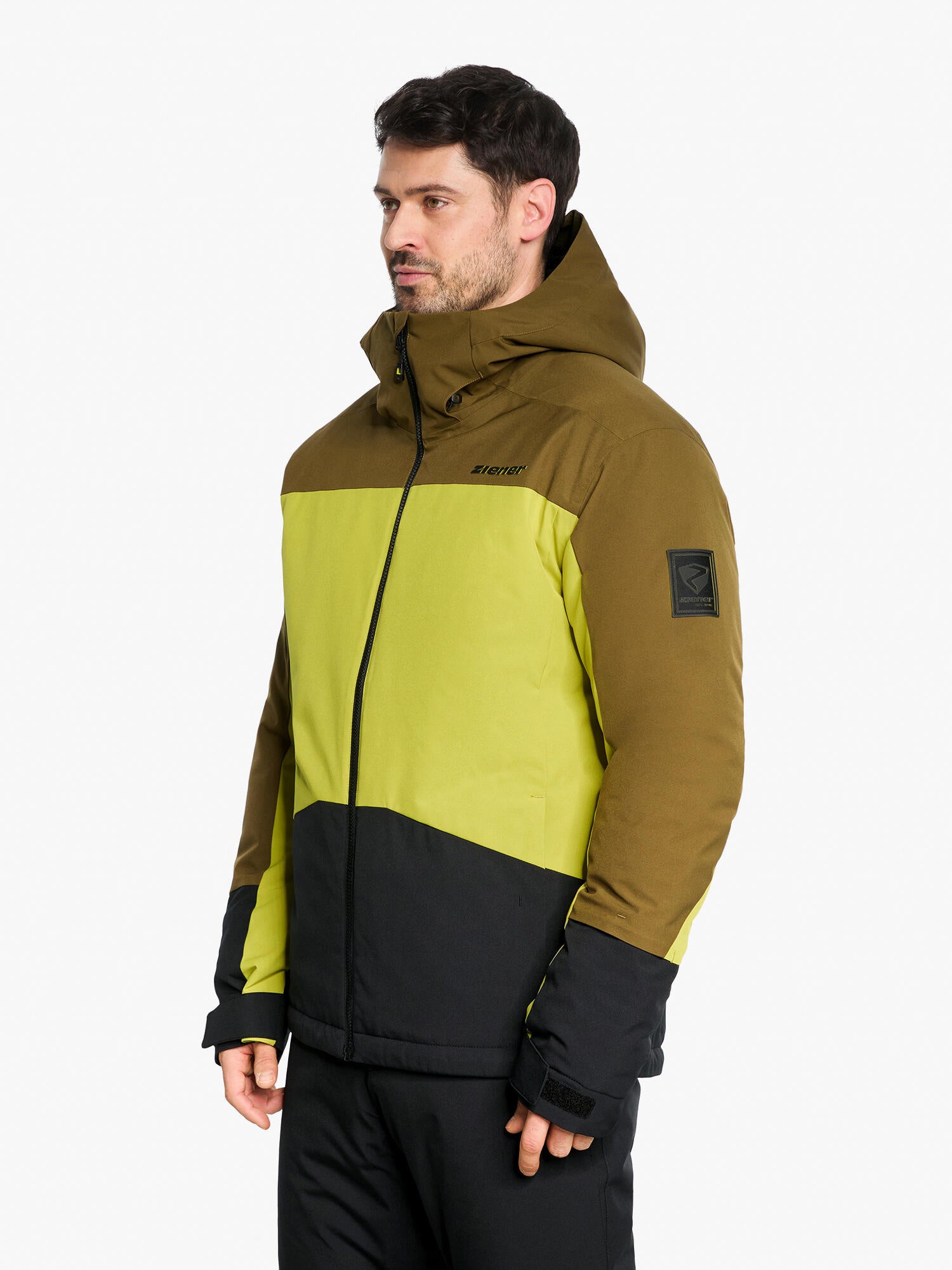 Skijacke TARAINO mit Kapuze - 99-seaweed - Khaki