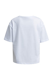 T-Shirt aus Baumwolle - 100 - Weiß