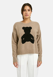 Strickpullover - 920-MINK - Braun