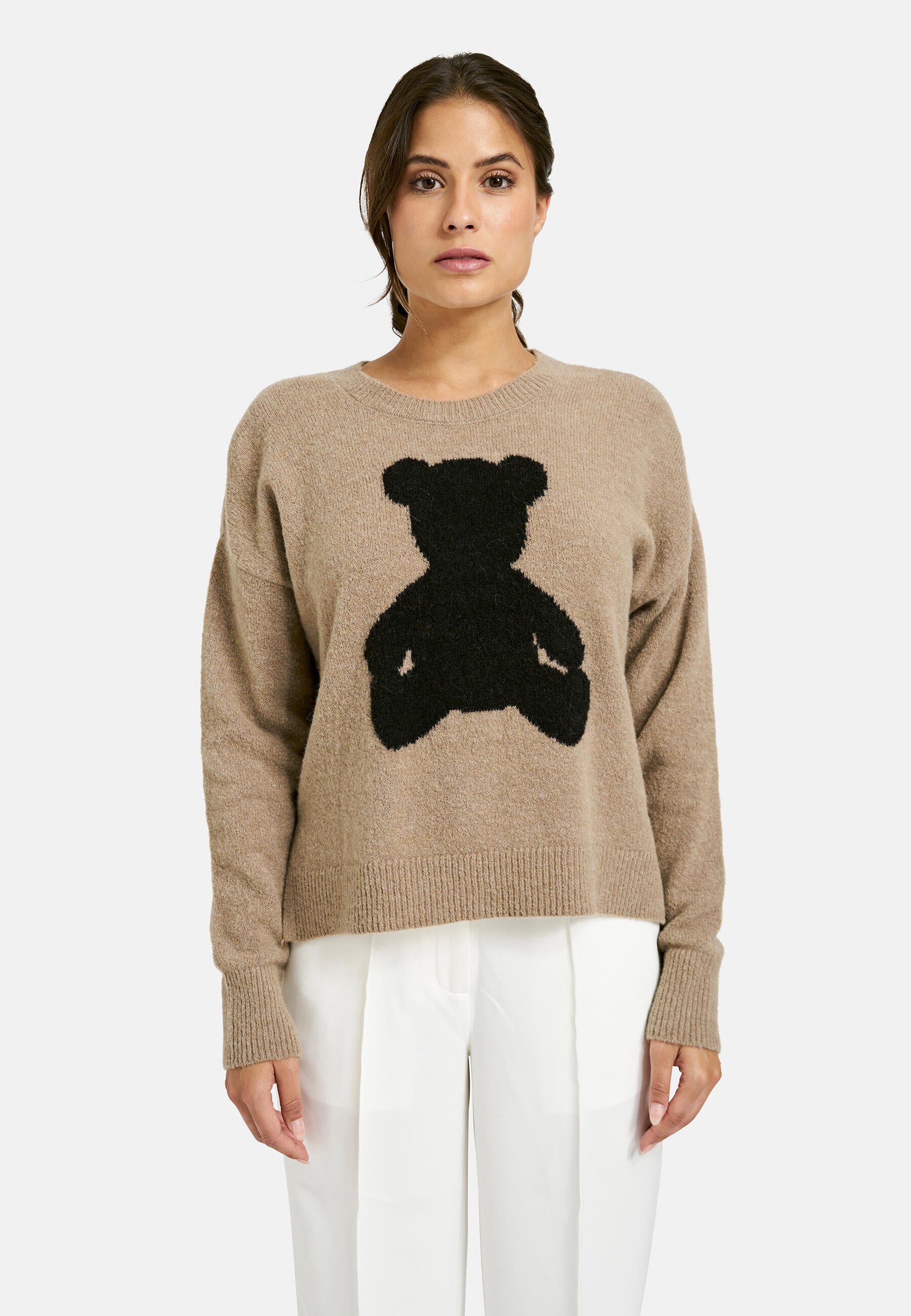 Strickpullover - 920-MINK - Braun