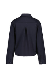 Overshirt mit aufgesetzten Brusttaschen - 606 - Blau
