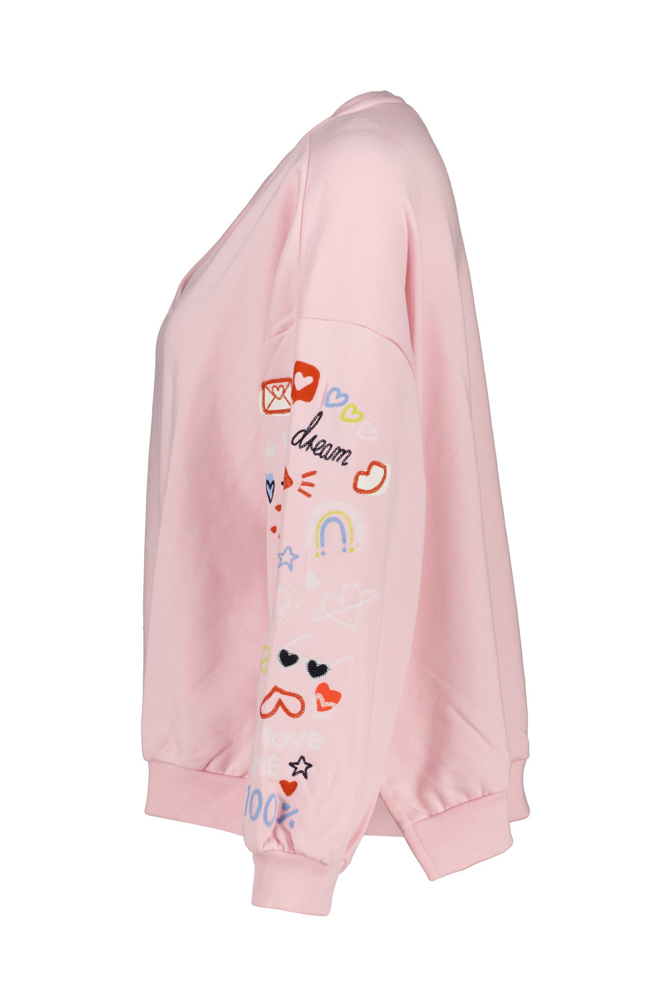 Sweatshirt Oversized Fit - 454 - Rosa