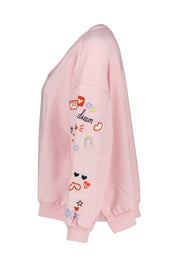 Sweatshirt Oversized Fit - 454 - Rosa