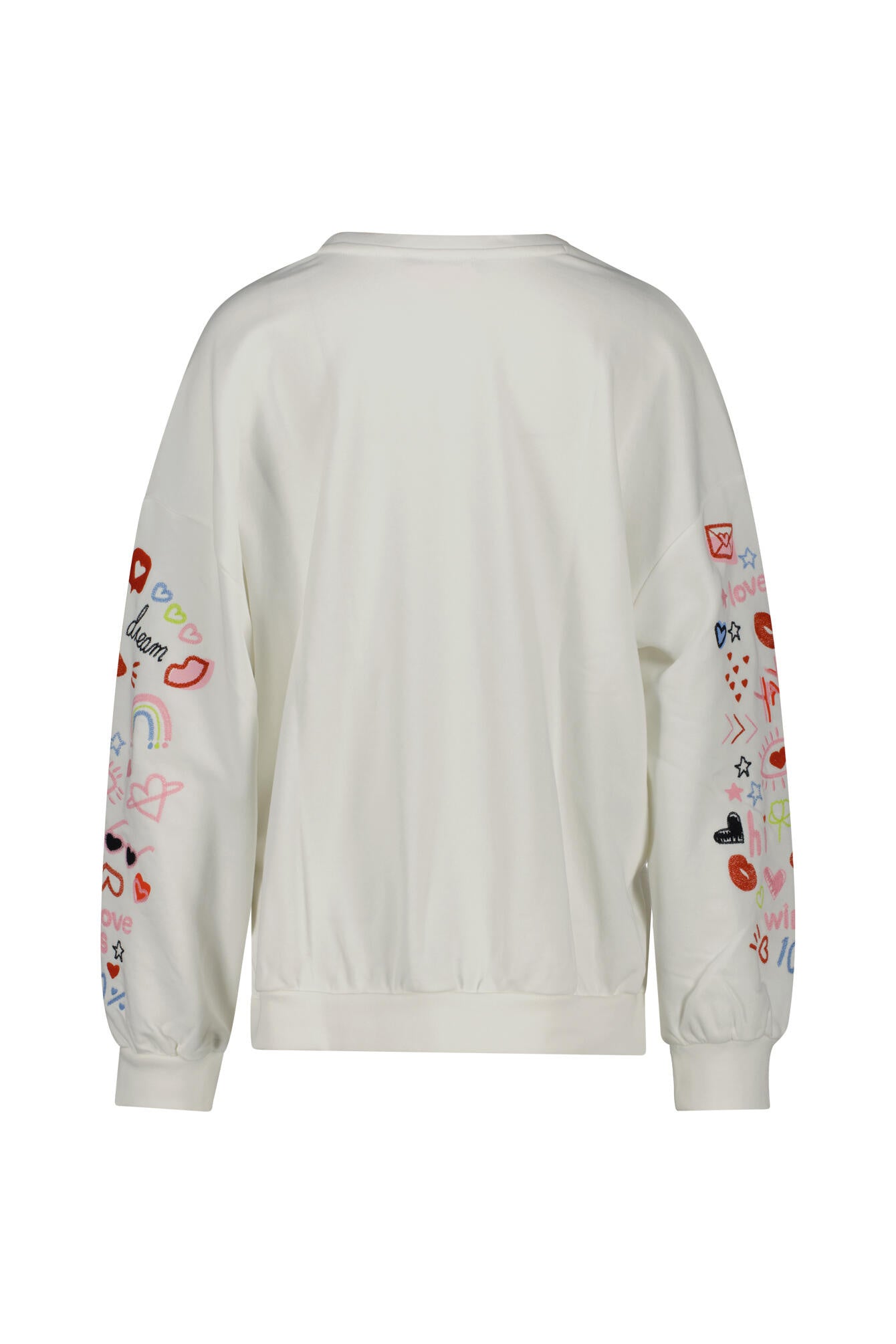 Sweatshirt Oversized Fit - 104 - Weiß