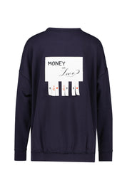 Sweatshirt Oversized Fit - 606 - Blau