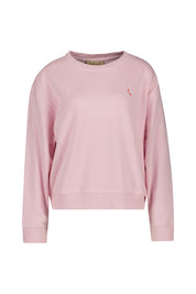 Sweatshirt aus Baumwolle - 454 - Rosa