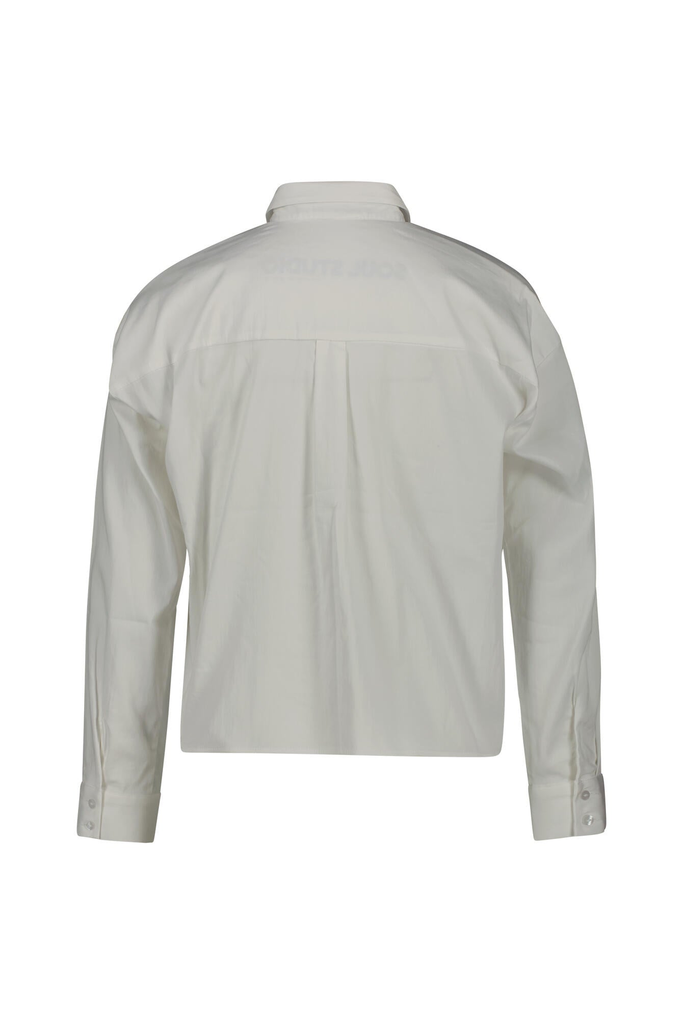 Bluse aus Baumwollmix - 100 - Weiß