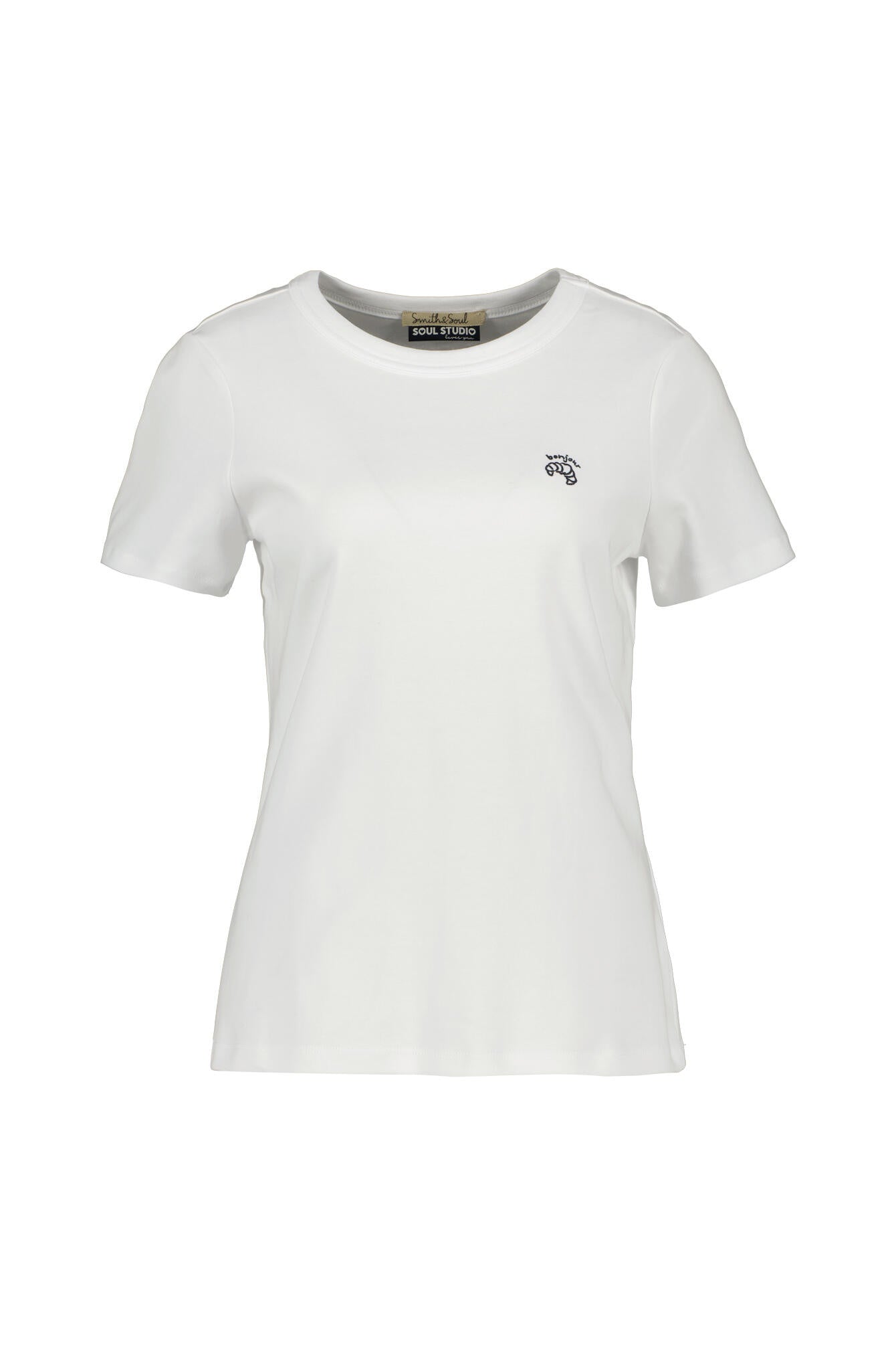 T-Shirt aus Baumwolle - 606 - Weiß