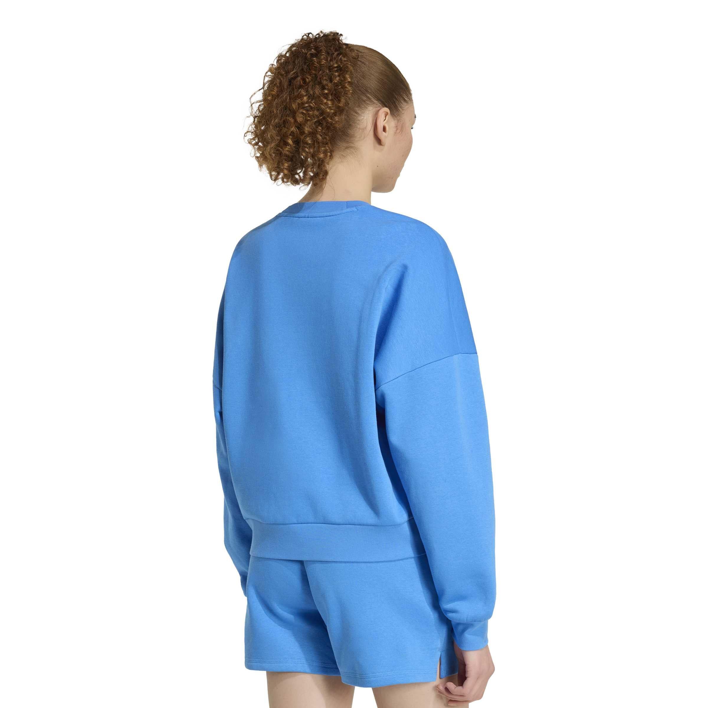 Sweatshirt aus Baumwollmix - RAYBLU/WHITE - Blau