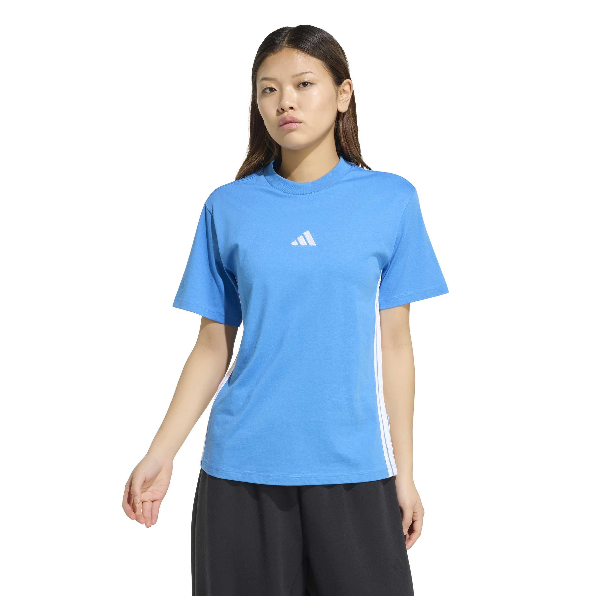 T-Shirt aus Baumwolle - RAYBLU/WHITE - Blau