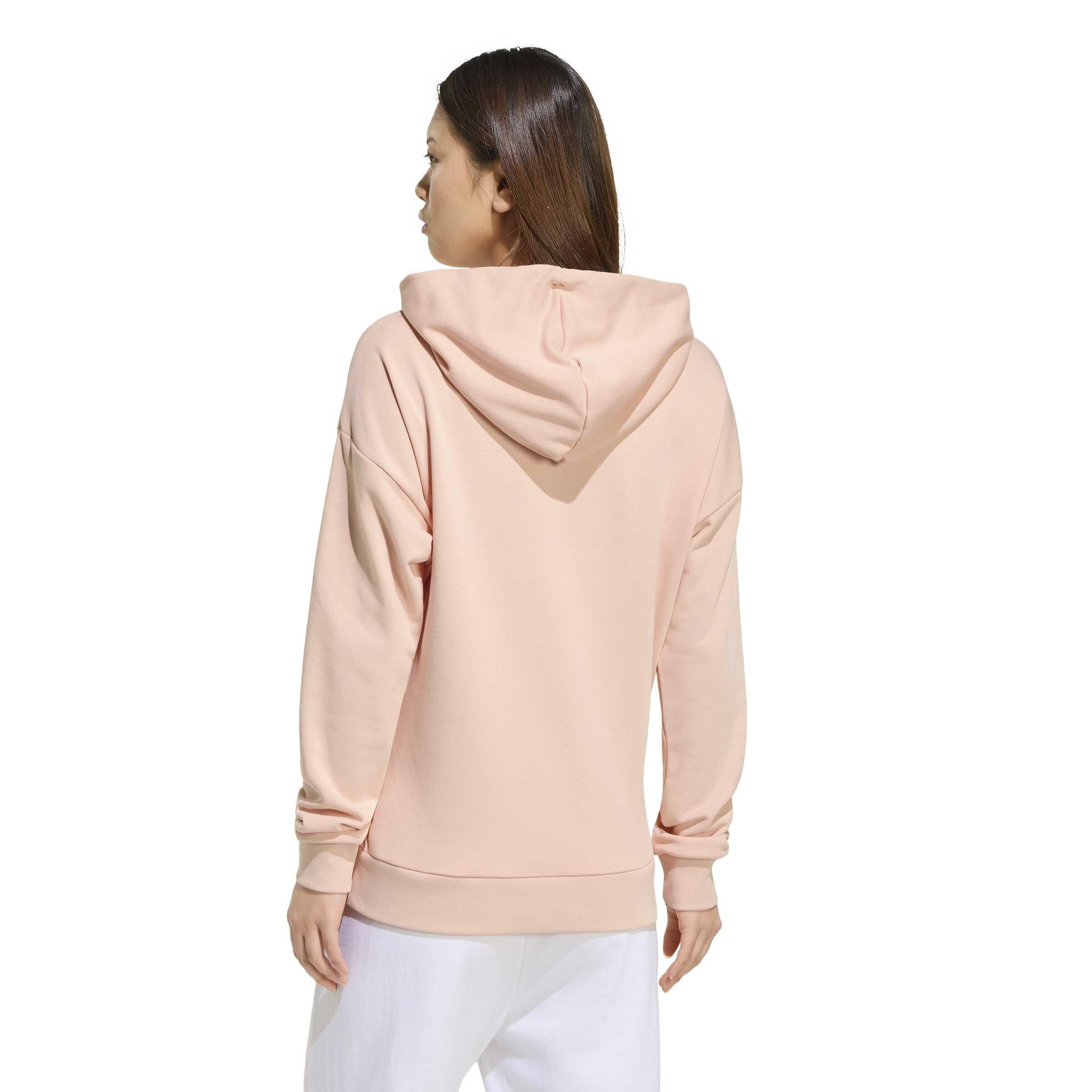 Sweathoodie aus Baumwollmix - BLUPNK/WHITE - Rosa