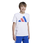 T-Shirt aus Baumwolle - WHITE/ROYBLU/PURRUB - Weiß