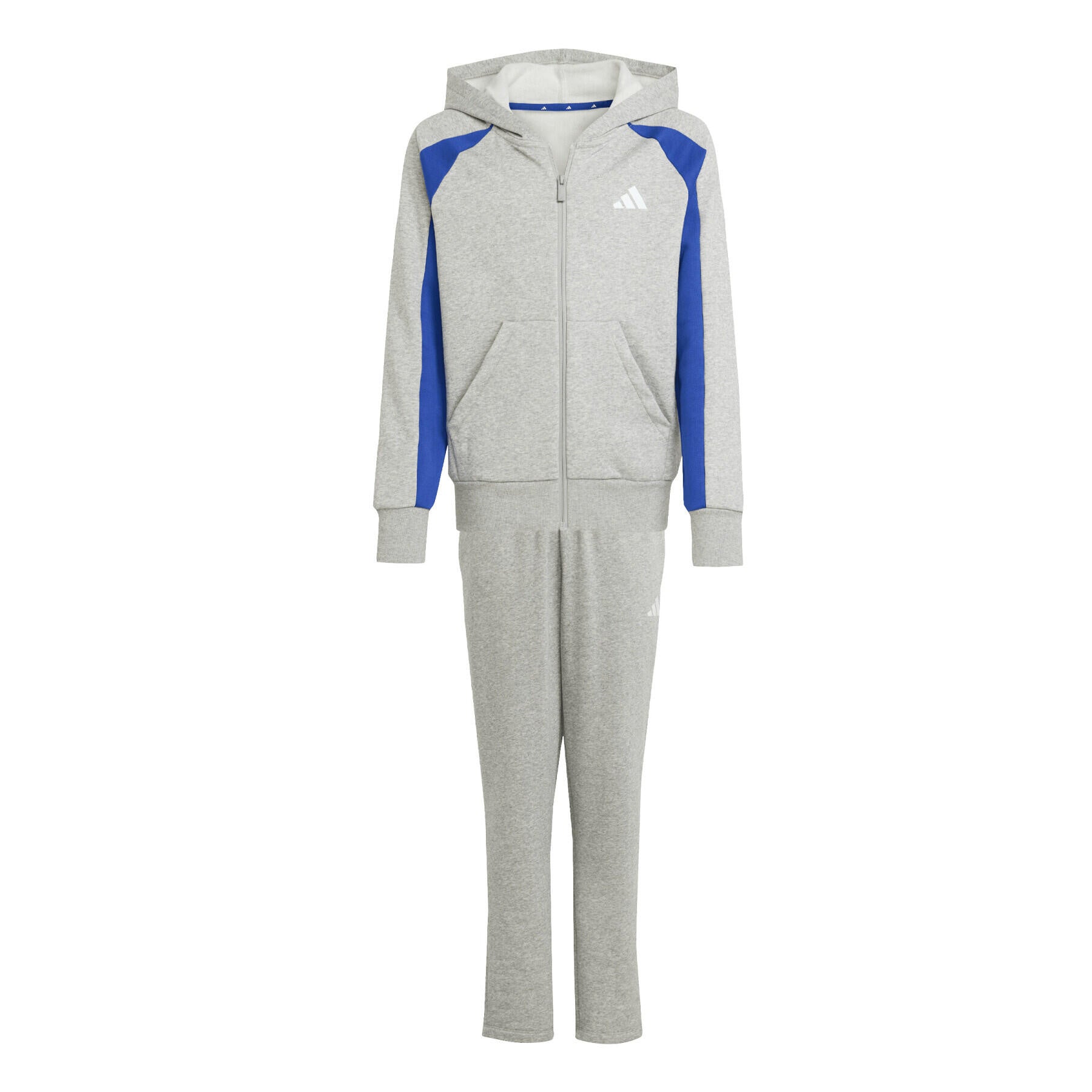 Jogginganzug aus Baumwollmix - MGREYH/ROYBLU/WHITE - Grau