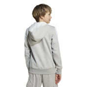 Sweatshirtjacke aus Baumwollmix - MGREYH/WHITE - Grau