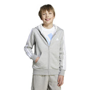 Sweatshirtjacke aus Baumwollmix - MGREYH/WHITE - Grau
