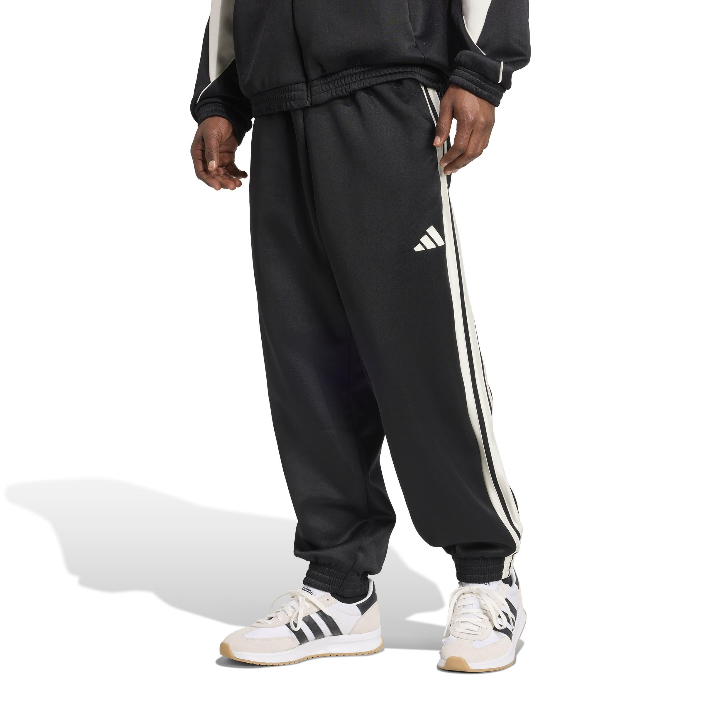 Trainingshose STADIUM Loose Fit - BLACK/OWHITE - Schwarz