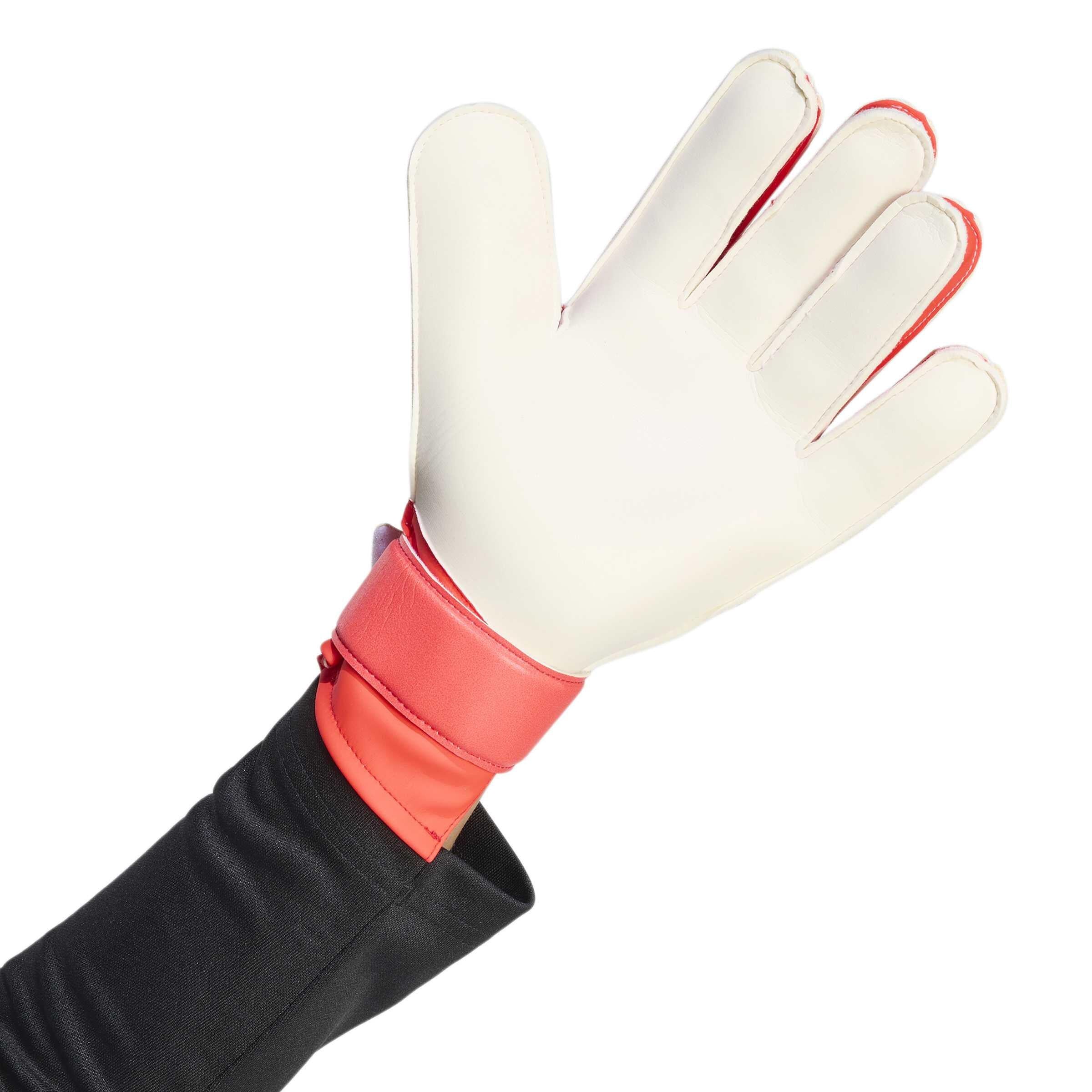 Tortwarthandschuhe PREDATOR  TRAINING - WHITE/LUCRED/BLACK - Rot | Weiß